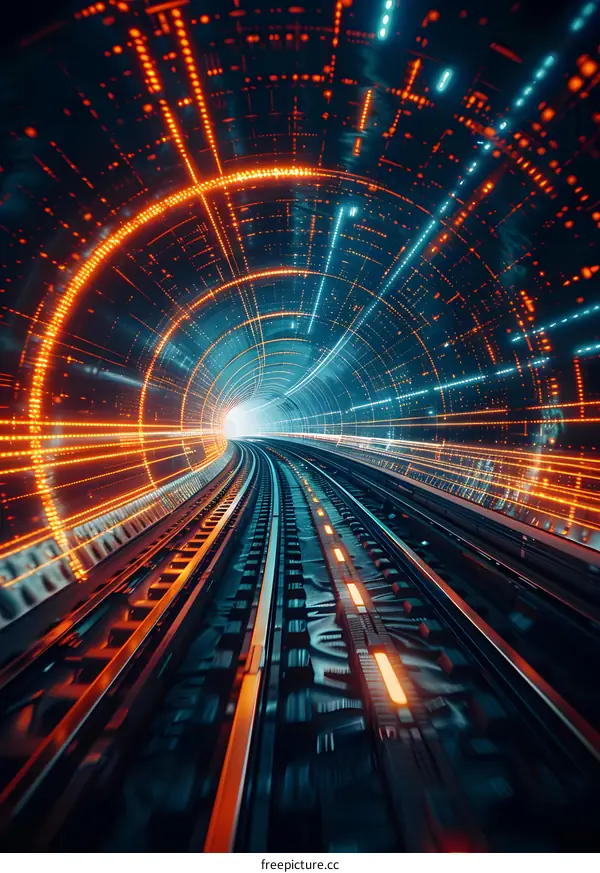 The Glowing Railroad Tracks of the Future