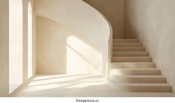 Modern Minimalist Interior Staircase Design