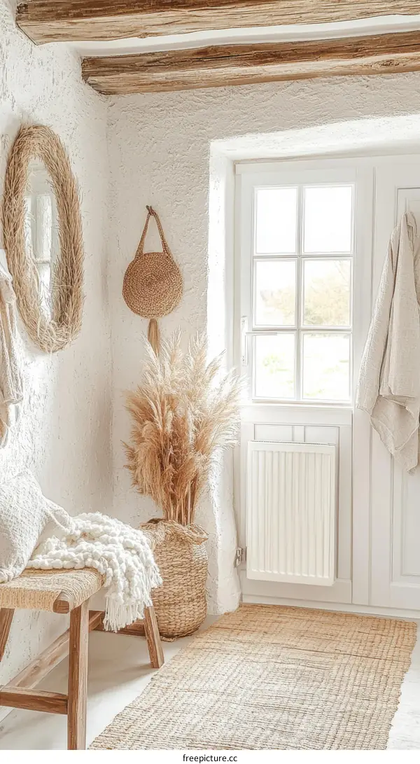 Rustic Bohemian Entryway Decor Interior Design