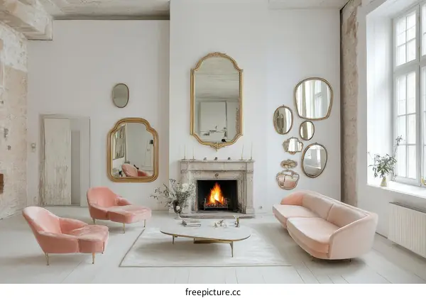 Elegant Modern Interior Living Room Design