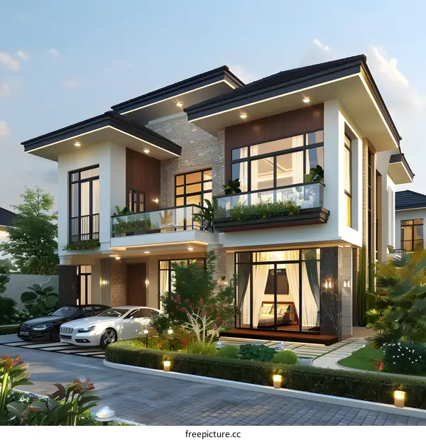 Modern style villa