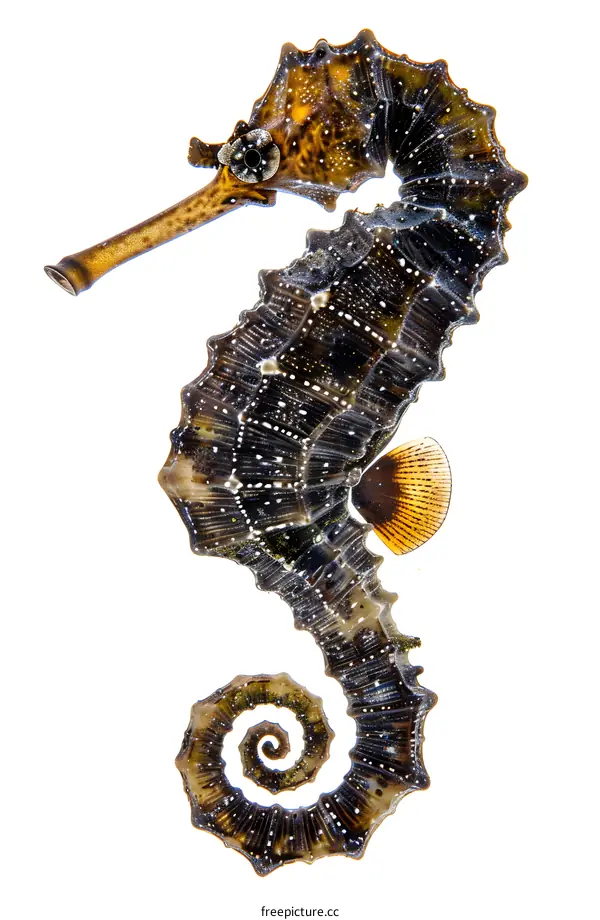 Seahorse White Background
