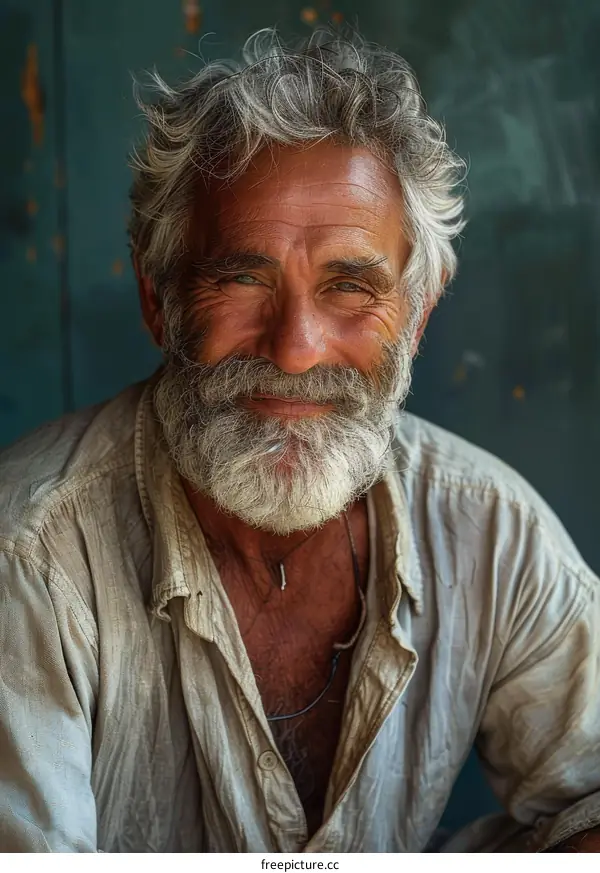 Portrait of a Senior Caucasian Man