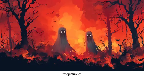 Lost Souls in a Forest Fire