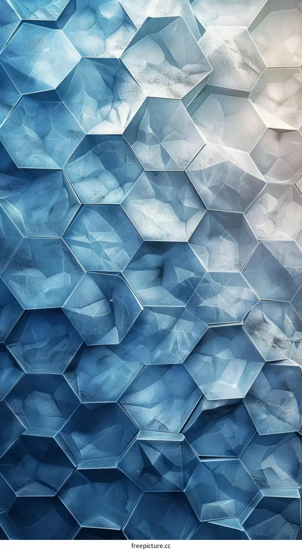 Blue and White Geometric Pattern Background