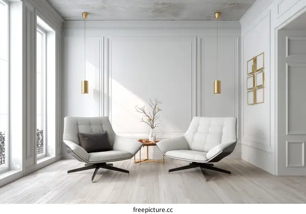 Modern Elegant Living Room Interior Design