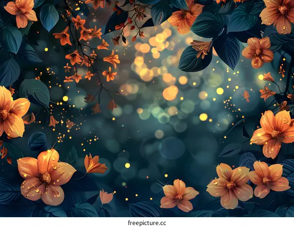 Flowers綻放的花园