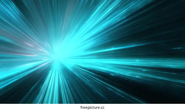 Abstract Speed Light Rays Background