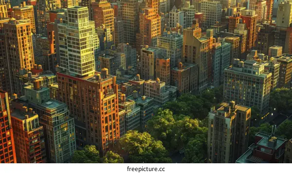 New York City from above