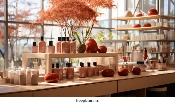 An Image of a Store's Interior With Products Displayed