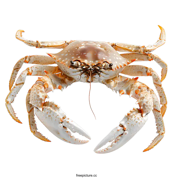[Transparent Background PNG]A studio shot of a crab