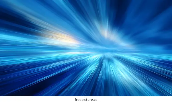Abstract Speed Blue Futuristic Background