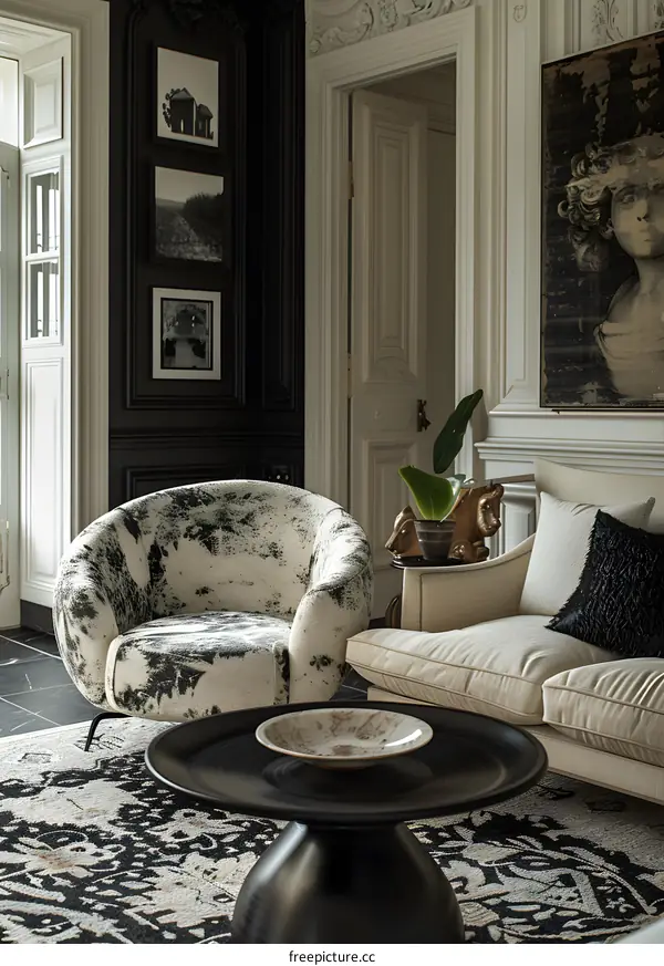 Black, White and Gray, the Classic Color Scheme of Advanced Sense