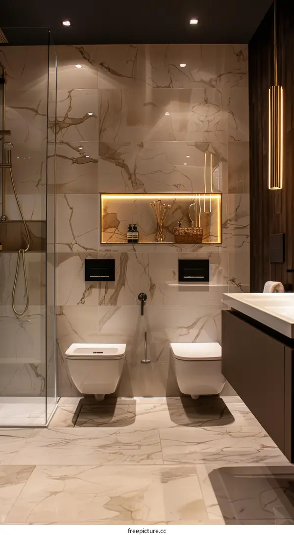 Modern Bathroom: Contemporary Comfort and Luxury