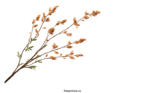 [Transparent Background PNG]Dried Flower Arrangement Isolated on White Background