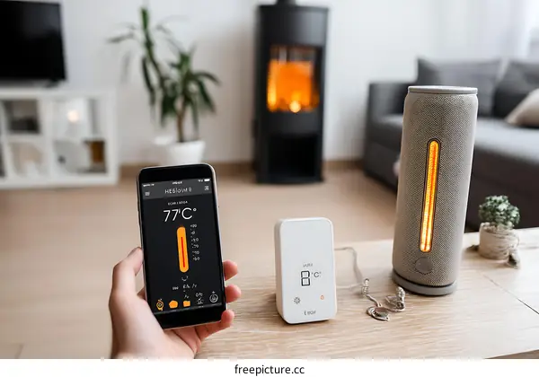 Smart Home Temperature Control System with Wireless Speaker