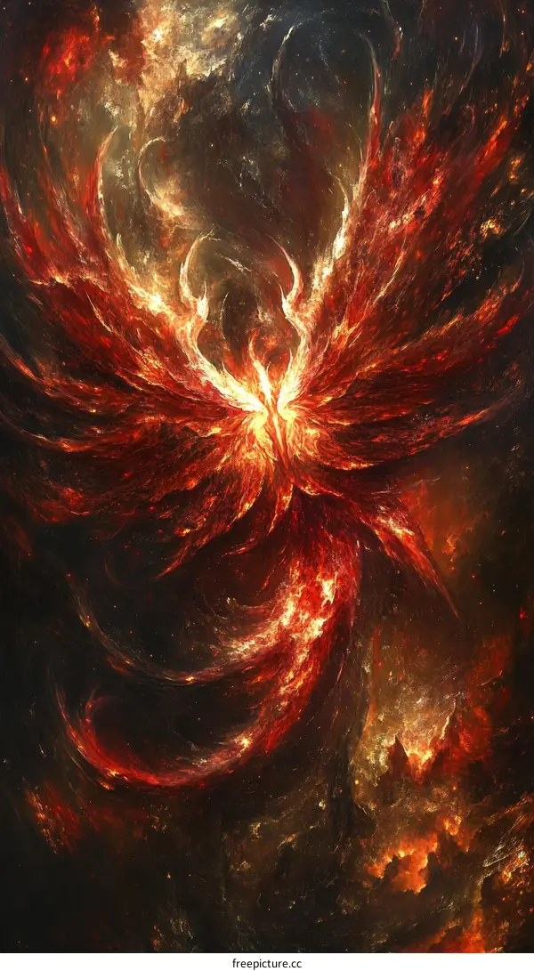 Fiery Phoenix in the Cosmos