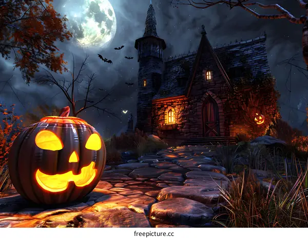 Halloween Pumpkin Jack-o-lantern