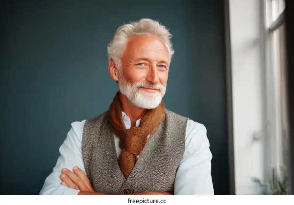 Portrait of a Smiling Senior Man