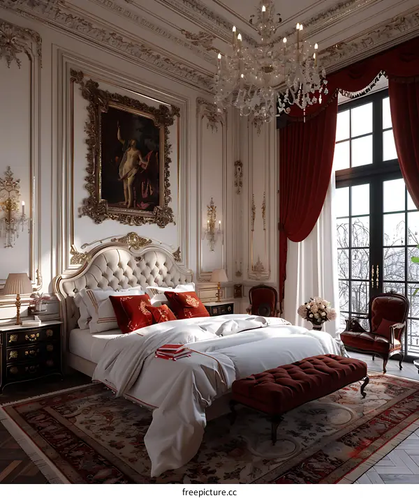European luxury bedroom