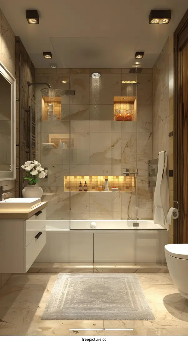 Luxurious Modern Bathroom Interior Design