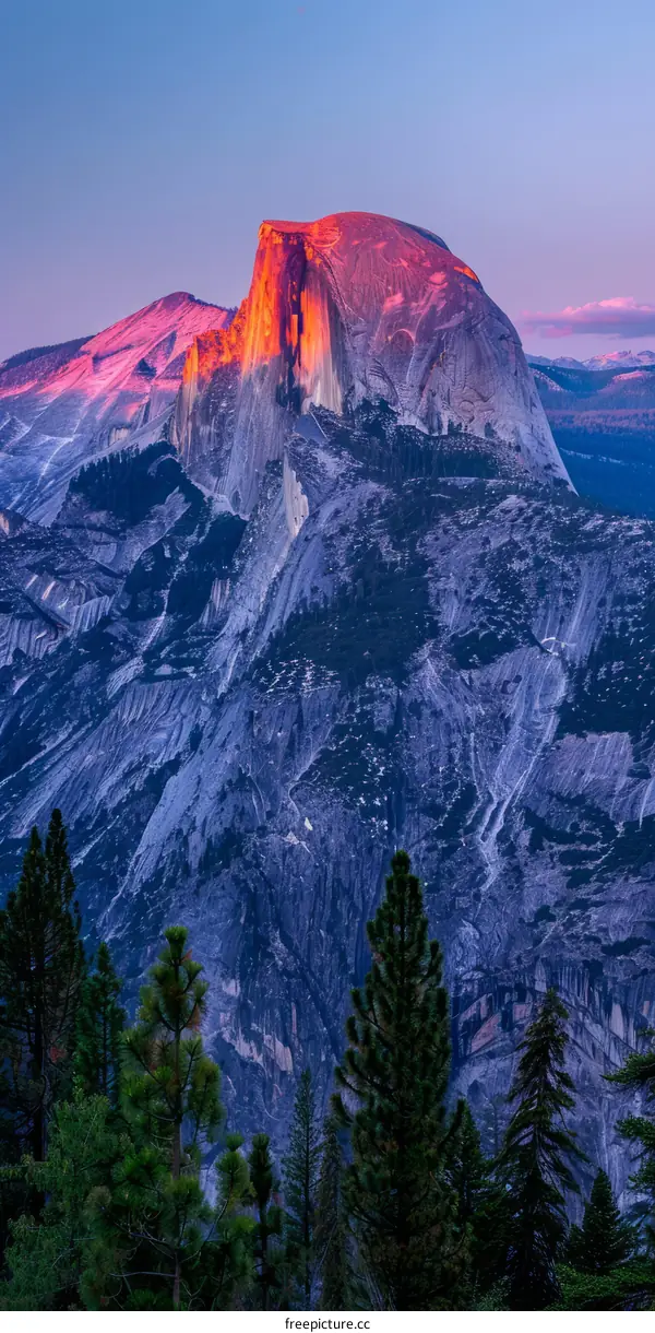 Half Dome Sunset: Yosemite National Park