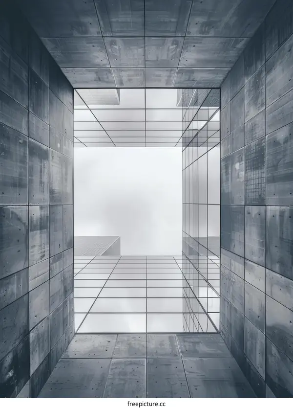 geometric shapes of a building