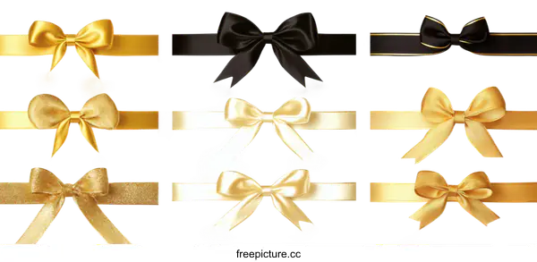 [Transparent Background PNG]Collection of Beautiful Ribbons and Bows