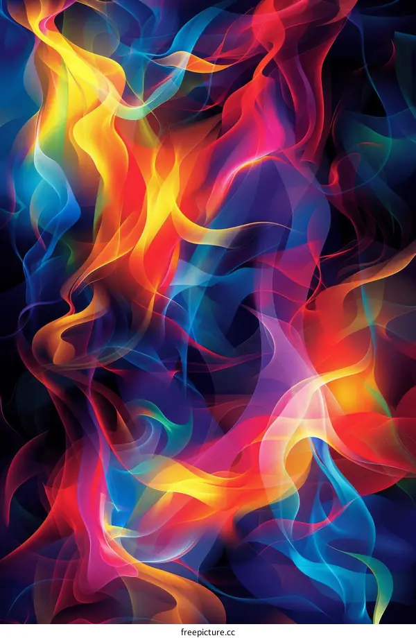 Colorful Art, Lively Brushstrokes