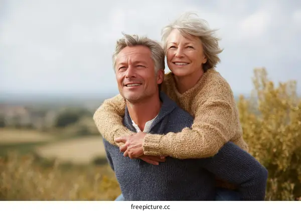 Happy Couple Enjoying the Outdoors