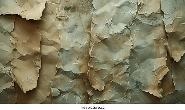 Vintage grunge crumpled paper texture background