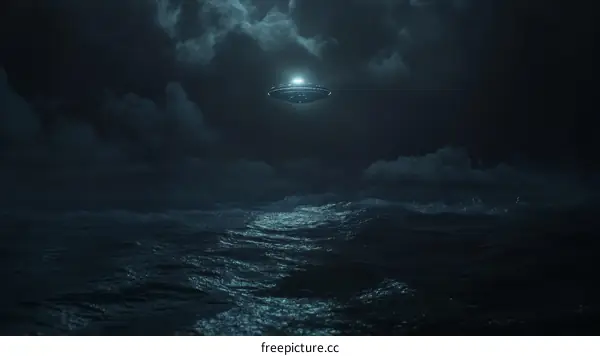 Night Sea UFO Encounter