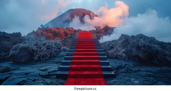 Stairway to Heaven and Volcano