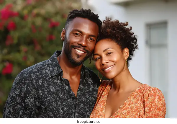 Couple Portrait Outdoor Lifestyle