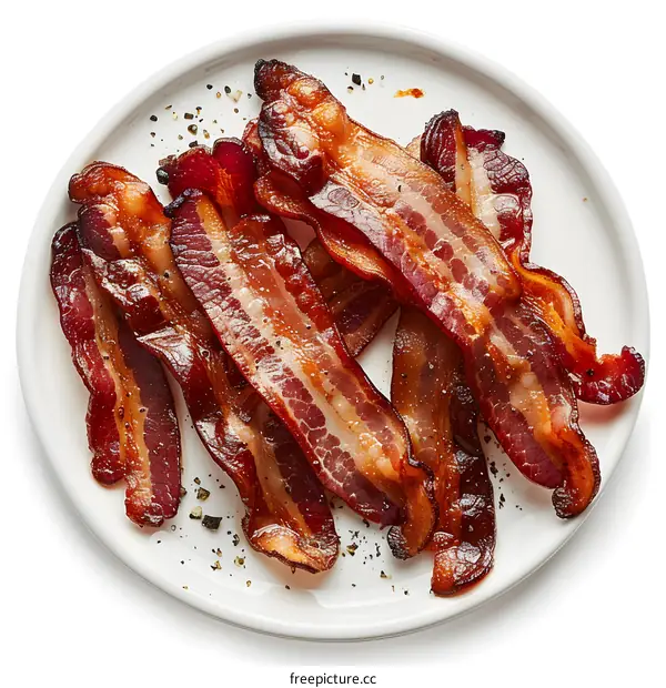 A plate of bacon