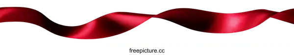 [Transparent Background PNG]Elegant Red Ribbon Design