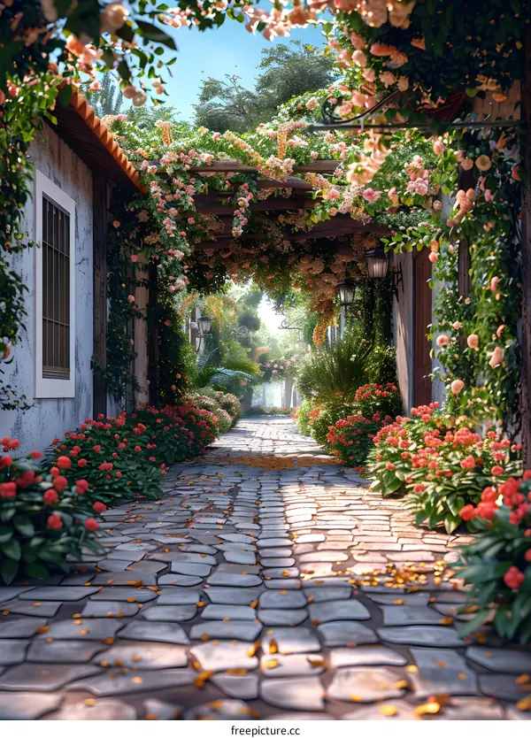 Enchanted Garden Pathway
