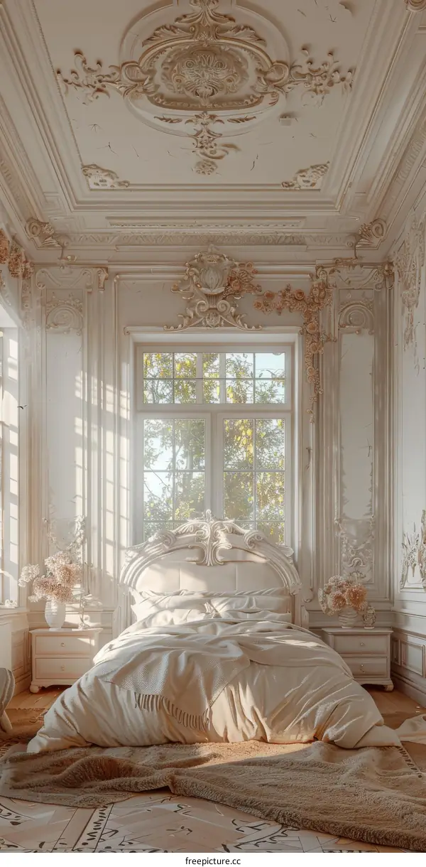 Elegant Vintage Bedroom Interior Design