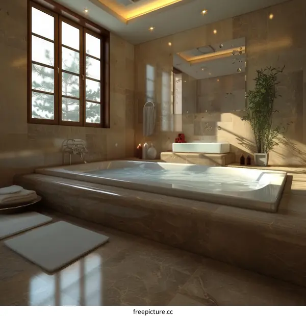 Luxury Spa Bathroom Interior Design