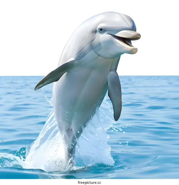 Dolphin Jumping Out of Water