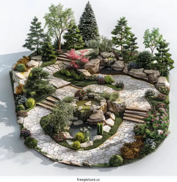 Artistic Renderings for Captivating Garden Landscapes: A Tapestry of Natural Elegance