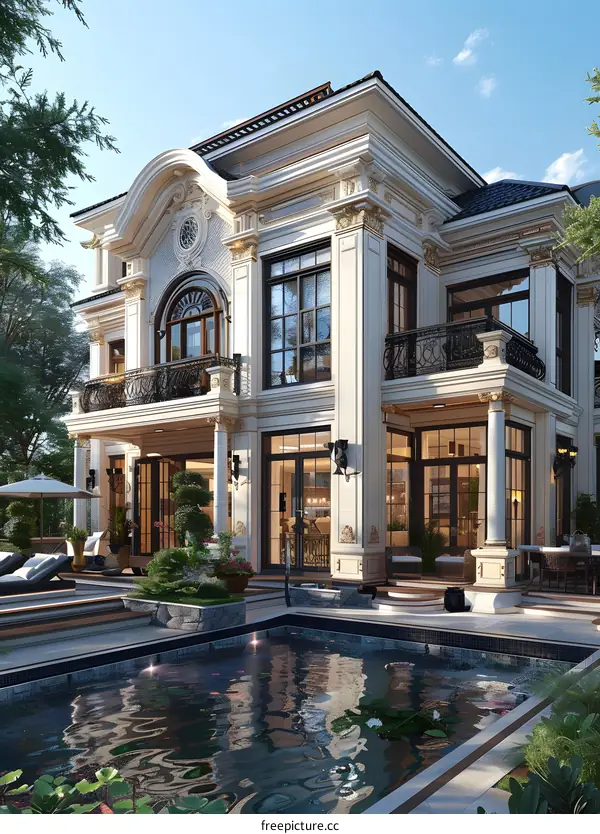 Luxury villa with pool