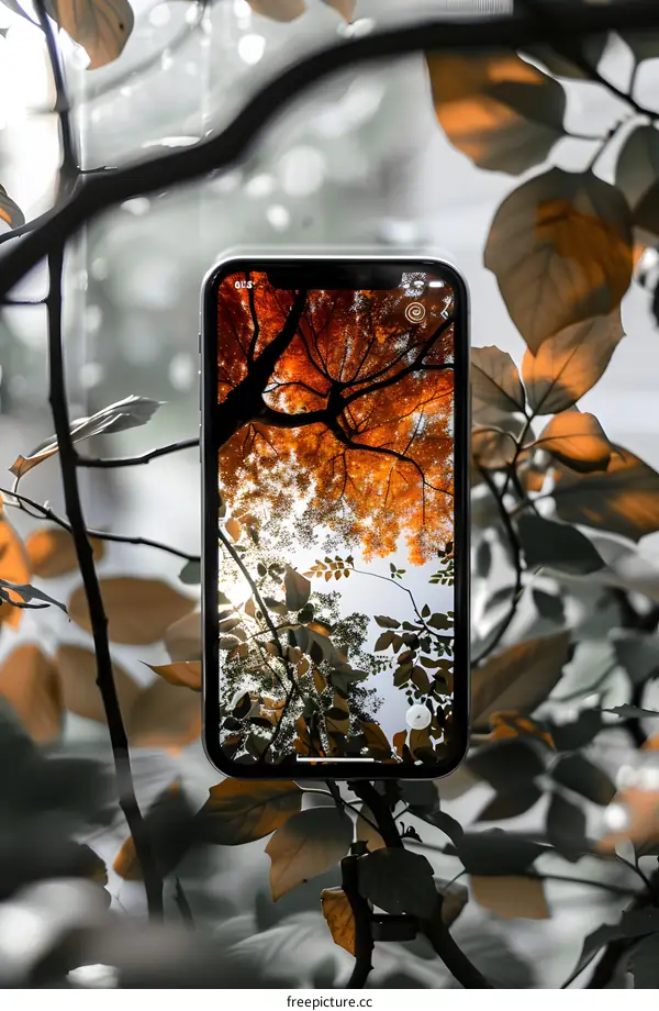 Smartphone Photography of Autumn Leaves
