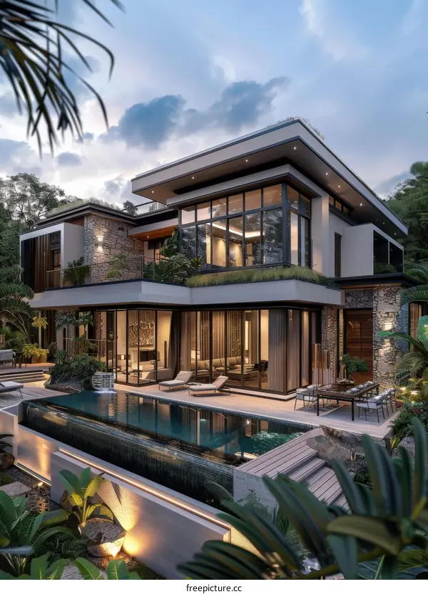 Modern Luxurious Villa with Infinity Pool