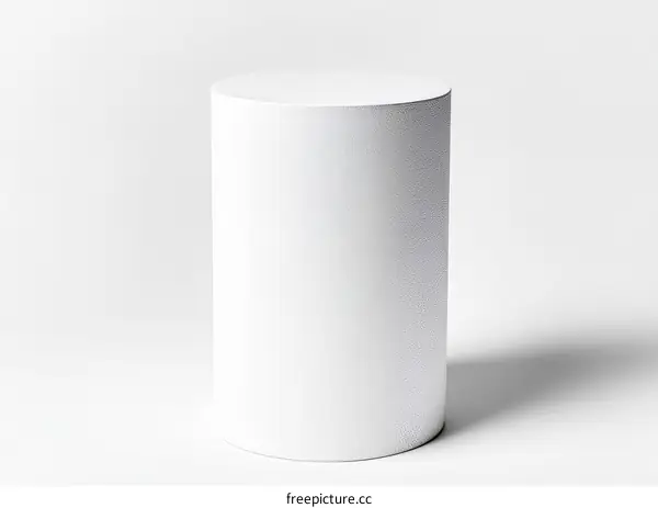 Blank Cylinder Product Display Stand