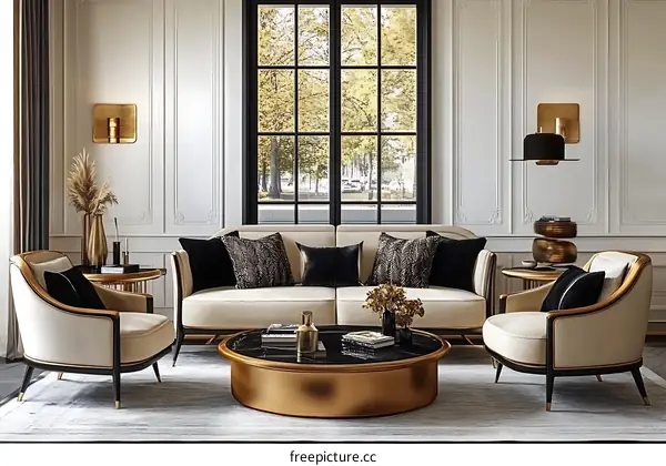 Luxury Modern Living Room Interior Design