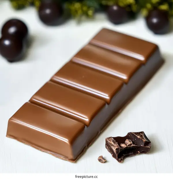 Delicious Milk Chocolate Bar with Dark Chocolate Pieces