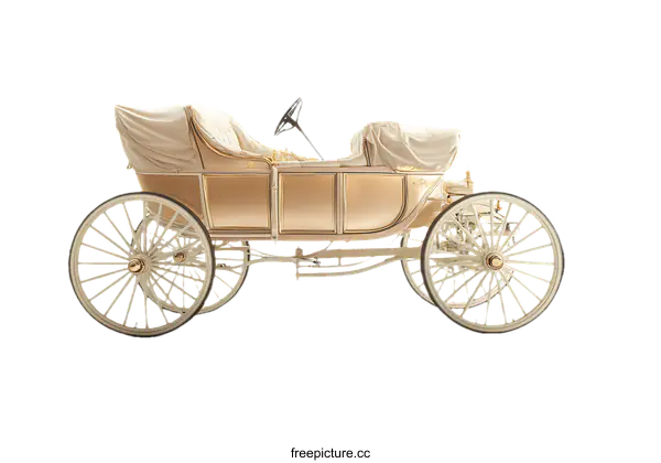 [Transparent Background PNG]Antique Vintage Carriage Display