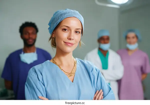 Medical Professionals in a Hospital Setting