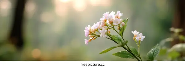 Beautiful Wildflower in Soft Sunlight